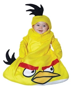 Angry Birds Gelber Vogel Kleinkind Kostüm 0-9 Monate - Bild 1 von 1