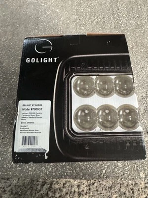 GOLIGHT 7900GT Spotlight,65W,12VDC,5.5A,8" H,7-1/4" W 55AV60 - Image 1 of 3