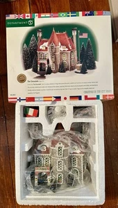 DEPT 56 ~ CHRISTMAS IN THE CITY VILLAGE ~ "THE CONSULATE" ~ Retired ~ TOP ~ Neu in OVP - Bild 1 von 2