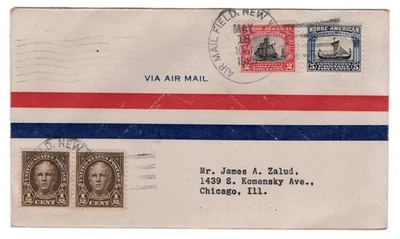 #620-21 Norse-American Set on 1 FDC 1925 - U/O Unofficial New York NY AMF - Image 1 of 2