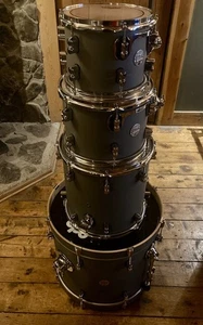 PDP Concept Maple 4-Piece Fusion Shell Pack, Pewter Finish  - Picture 1 of 23