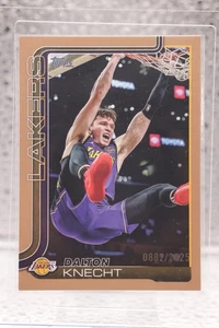 2025 Topps Dalton Knecht #153 Gold /2025 Los Angeles Lakers - Bild 1 von 2