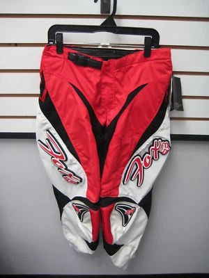 FOX RACING, NIÑAS 180 PANTALÓN DE CARRERAS ROJO 3/4 Foto 1 de 2