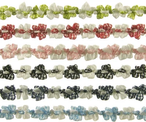 1/2 (13 mm) Französisches Rokokoband im Gingham-Stil 3446 BTY - Bild 1 von 1