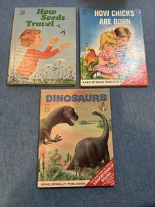 Vintage Lot of 3 Rand McNally Junior Elf Childrens Books - Foto 1 di 5