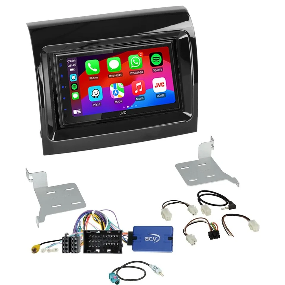 JVC KW-M593BT - 6.8" CarPlay Android Stereo Upgrade for Peugeot Boxer 2014-2024 - Image 1 of 1