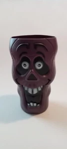 BICCHIERE VISO HALLOWEEN VIOLA IN PLASTICA DIPINTO A MANO 20 oz. chiedere entrambi b4 $ - Foto 1 di 5