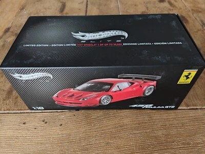 Ferrari 458 GT2 Hotwheels Mattel Elite 1/18 - Photo 1/2