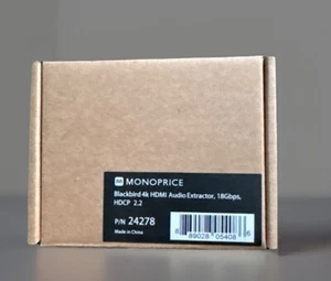 Monoprice Blackbird 4K HDMI Audio Extractor, 18Gbps, HDCP 2.2 - Picture 1 of 4