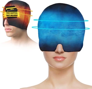 Migraine Relief Cap, Odorless Headache Relief Hat with Hot and Cold Therapy, Odo - Picture 1 of 7