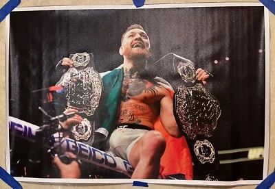 Connor McGregor UFC MMA Champion ✅ Canvas Sports Poster Wall Art ✅ 16x24 inch - Image 1 of 4