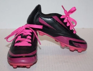Brava Mädchen schwarz & pink Putien Fußballschuhe Größe 11 kostenloser Versand!! - Bild 1 von 7