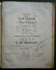 Charles de Beriot: Air varies for violin + other Beriot works, circa 1830