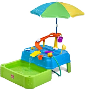 Waterpark Wonders Two-Tier Water Table, Kids Water Activity Sensory Playset, Com - Picture 1 of 11