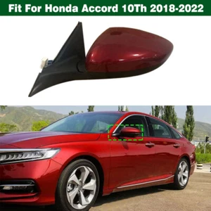 7 Wires Red Left Rearview Mirror Assembly Power For Honda Accord 10th 2018-2022 - Bild 1 von 12
