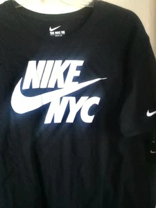 AUTHENTIC 100% COTTON NIKE NYC BLACK T SHIRT 914290-010 - Picture 1 of 3
