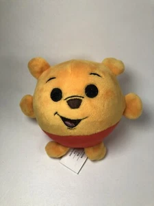 Disney Just Play Winnie The Pooh Plush Ball Shaped Squeeze Me Toy 3.5” - Picture 1 of 9
