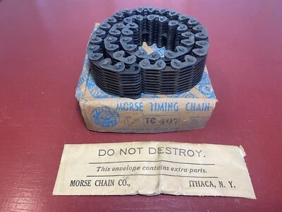 1930 - 1936 DURANT LASALLE OAKLAND OLDS STUDEBAKER ROCKNE TIMING CHAIN T407 NORS - Image 1 of 4