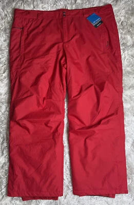 Pantalones de esquí de nieve Columbia para hombre rojos Omni Tech impermeables Bugaboo IV talla 3x $130,00 Foto 1 de 4