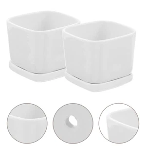 6 Stück Mini Blumentopf Wohndeko Vase Schreibtisch Sukkulenten Übertopf - Bild 1 von 12