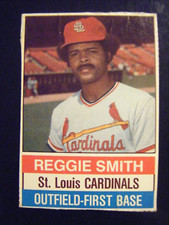 REGGIE SMITH 1976 Hostess CARDINALS baseball card #30 DODGERS RED SOX GIANTS WSC