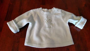 CHILDREN'S PLACE Baby Infant Green Fleece Long Sleeve Giraffe Top 3-6 mos - Picture 1 of 5