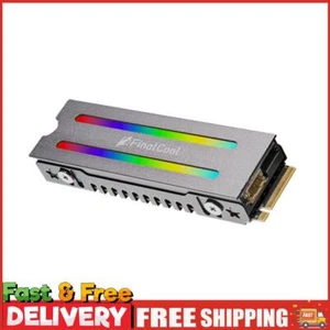 ARGB M.2 2280 NVME SSD Kühlkörper Aluminiumlegierung SSD Kühlung Heat Sink für PC ~ - Bild 1 von 12