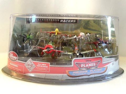 DISNEY STORE PLANES PLAYSET FIGURINES RARE DUSTY SKIPPER LEADBOTTOM CHUG DOTTIE Cover