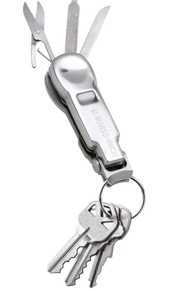 Swiss+Tech SMART CLIP Ultra 2.0 CORTADORA DE UÑAS ARCHIVO TIJERAS CUCHILLO DESTORNILLADOR NUEVO Foto 1 de 4