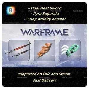 WARFRAME(Steam) -Dual Heat Sword + Pyra Sugurata - Fast Delivery - Picture 1 of 1