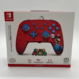 Nintendo Switch Controller Super Mario PowerA Wired + Headset Input (NEU & OVP!) - Bild 1 von 24