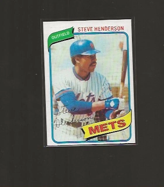 1980 TOPPS STEVE HENDERSON #299 NRMT HIGH GRADE - Image 1 of 1