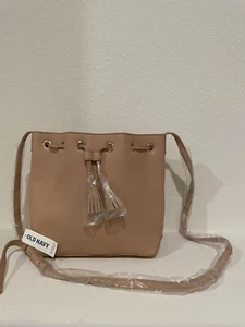 Brand New "Old Navy" Taupe Color Compact Crossbody Style Handbag - Picture 1 of 2