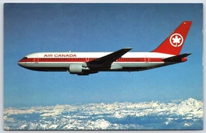 Postcard Air Canada Boeing 767 in Flight Airline Issue Vintage 1982 Chrome UNP - Picture 1 of 2