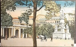 (ITA-805) ITALIA Postal Vintage GENOVA Piazza Acquaverde - Monumento a Colón - Imagen 1 de 2