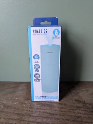 Homedics TotalComfort Portable Ultrasonic Humidifier USB Rechargeable New - Image 1 of 4
