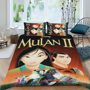 3-teiliges Bettwäsche-Set Mulan Bettbezug-Sets Ganzjahres für Kinder Weich Leicht - Bild 1 von 6