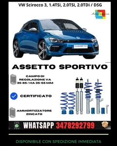 🔥Assetto sportivo ADATTO PER VW Scirocco 3, 1.4TSi, 2.0TSi, 2.0TDi / DSG🔥 - Imagen 1 de 4