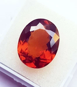 Natural Hessonite Garnet 9.30 Ct Certified Loose Gemstone With Free Gift - Picture 1 of 5