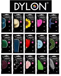 DYLON HAND FABRIC DYE 50g - NEW INTENSE 20 COLOURS AVAILABLE - FAST POSTAGE - Picture 1 of 13