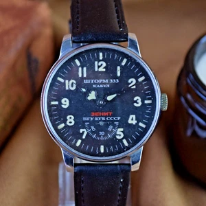 Pobeda Soviet Watch Storm 333 Kabul Vintage Herrenuhr MCHZ Gagarin Sturmanskie - Bild 1 von 12