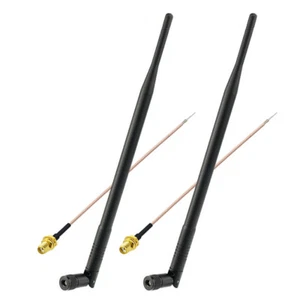 2 Stück 868MHz 915MHz 5dBi Antenne Kabel Kit für HomeMatic CCU2 Zentrale Gateway - Bild 1 von 8