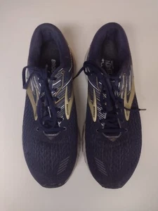Brooks Adrenaline GTS 19 Men's Running Shoes Navy/Gold 1102941D439 Size 11.5 - Picture 1 of 8