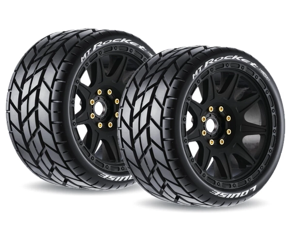 LOUISE MT Rocket MFT soft auf Felge schwarz 17mm mit tauschbare Radmitnehmer ... - Bild 1 von 4