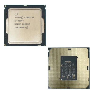 Processore Intel Core i3-6100T 3 MB di cache, 3,20 GHz Dual Core FCLGA1155 SR2HE - Immagine 1 di 3