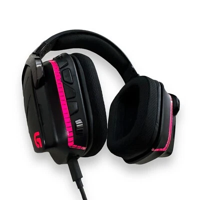 Logitech G933 Wired RGB Gaming Over the Ear Headset - Black - Image 1 of 4