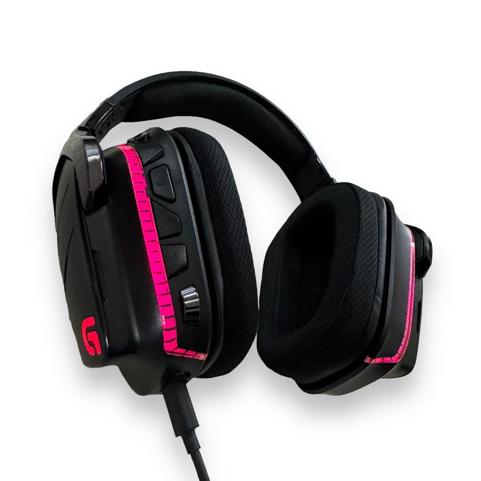 Logitech G933 Wired RGB Gaming Over the Ear Headset - Black - Image 1 of 4
