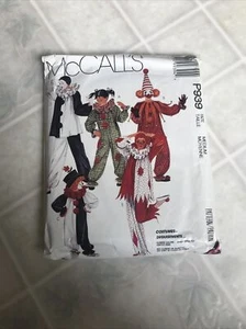 Vintage McCalls Childs CLOWN COSTUME #P939 Size Medium 6 and 8 P939 - Picture 1 of 4