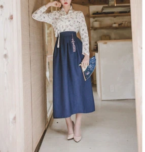 [Chushop}Korean Modernized Traditional Costume Woman Hanbok Set,Kim se Jung - Picture 1 of 6