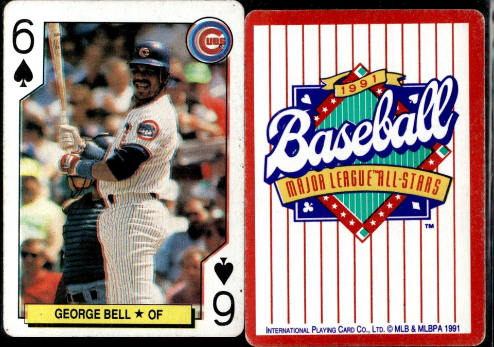 RARE! 1991 INTERNATIONAL Playing Cards single HOF Stars * You PICK CHOOSE * - Image 1 of 1